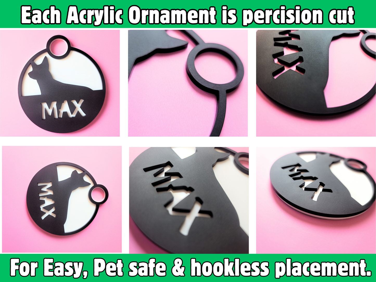 Santa Bigfoot in Sleigh Ornament