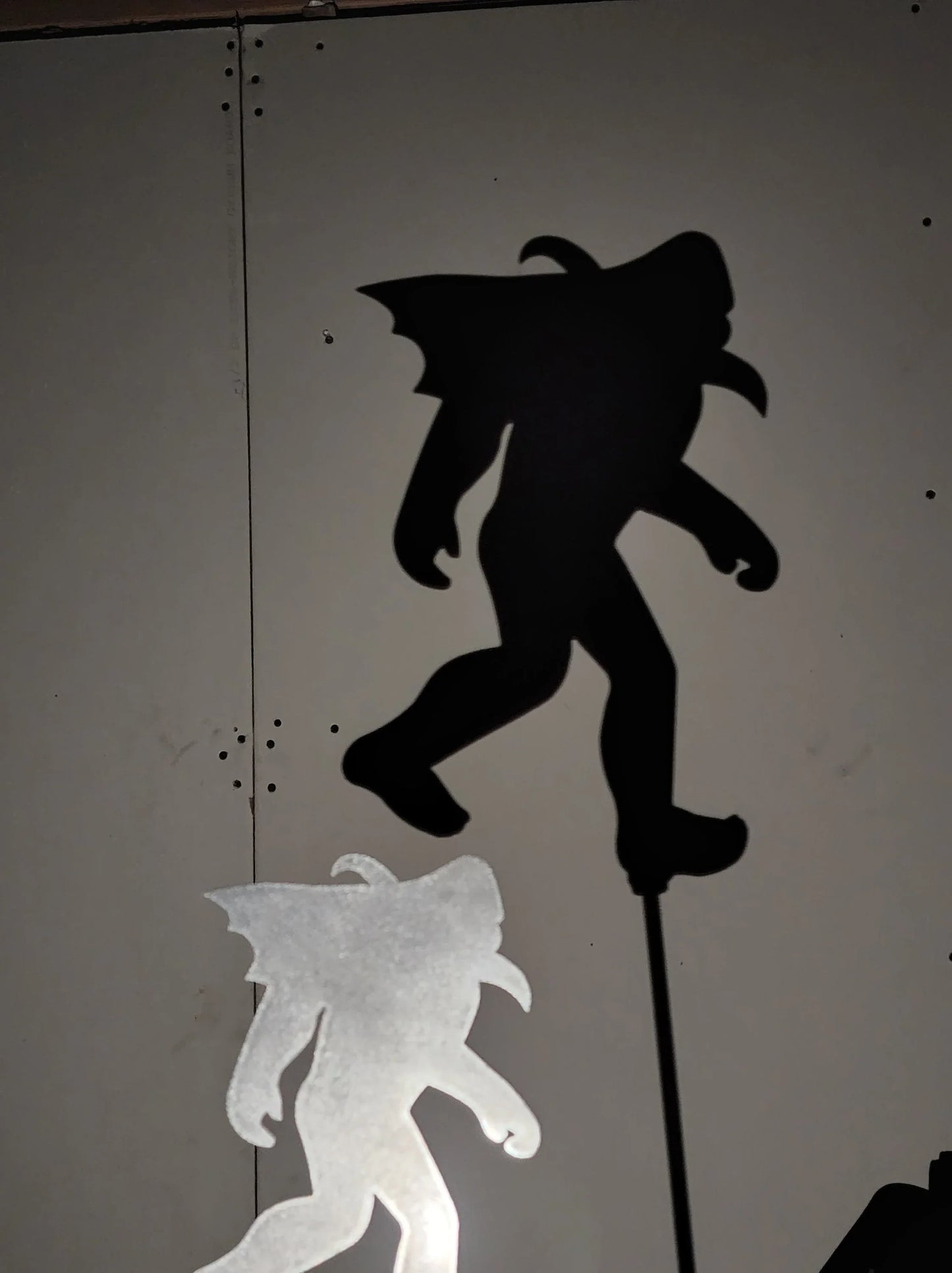 Halloween Vampire Bigfoot Metal Wall Decor