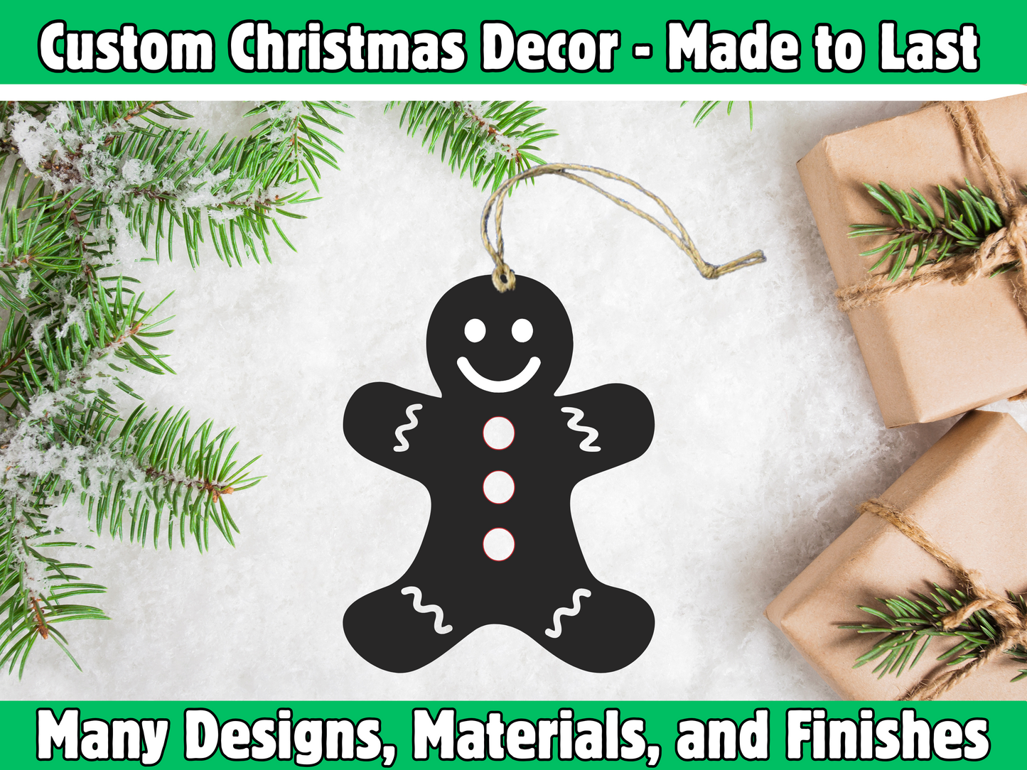 Gingerbread Man Ornament