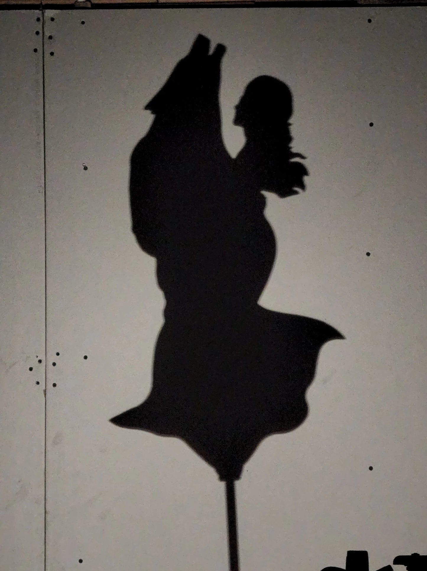 Halloween Werewolf and Bride Howling Garden Stake