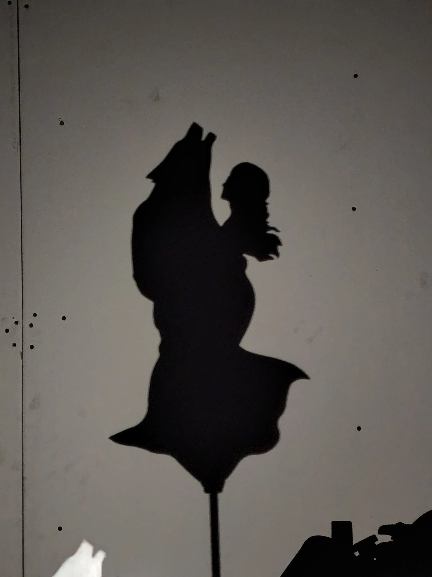 Halloween Werewolf and Bride Howling Garden Stake
