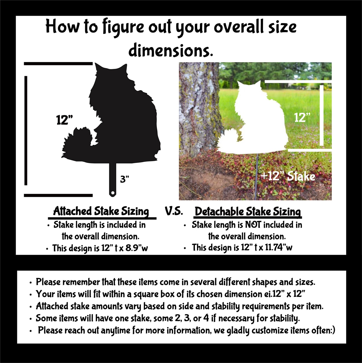 Halloween Vampire Bigfoot Garden Stake