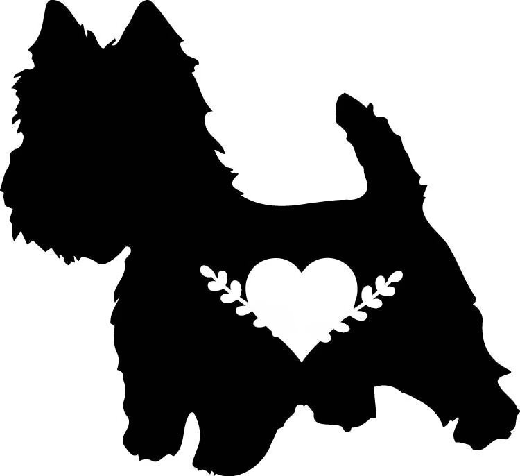 Metal Art Floral Heart West Highland Terrier Stake Decoration, Westy Love, Yard Art, Garden Decoration, Outdoor Garden Decor puppy, memorial, Post Mount Bracket, Wall Mount w/(Holes)