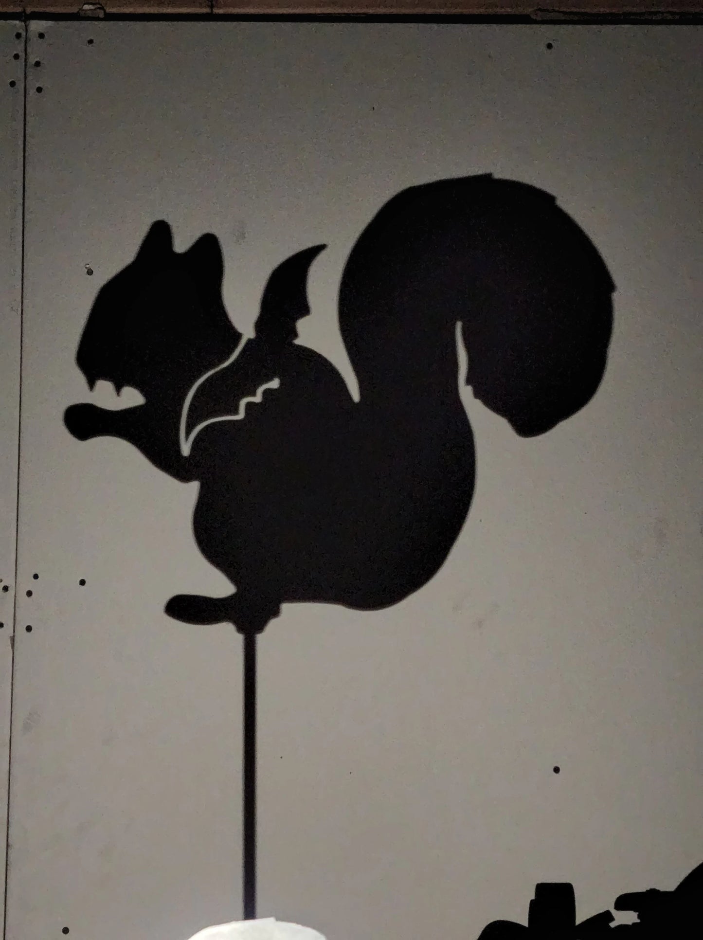 Halloween Vampire Squirrel Garden Stake