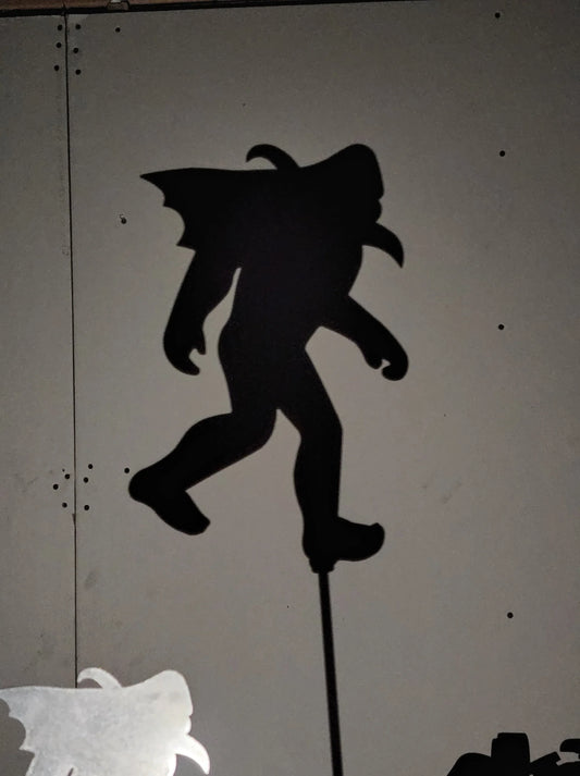 Halloween Vampire Bigfoot Metal Wall Decor