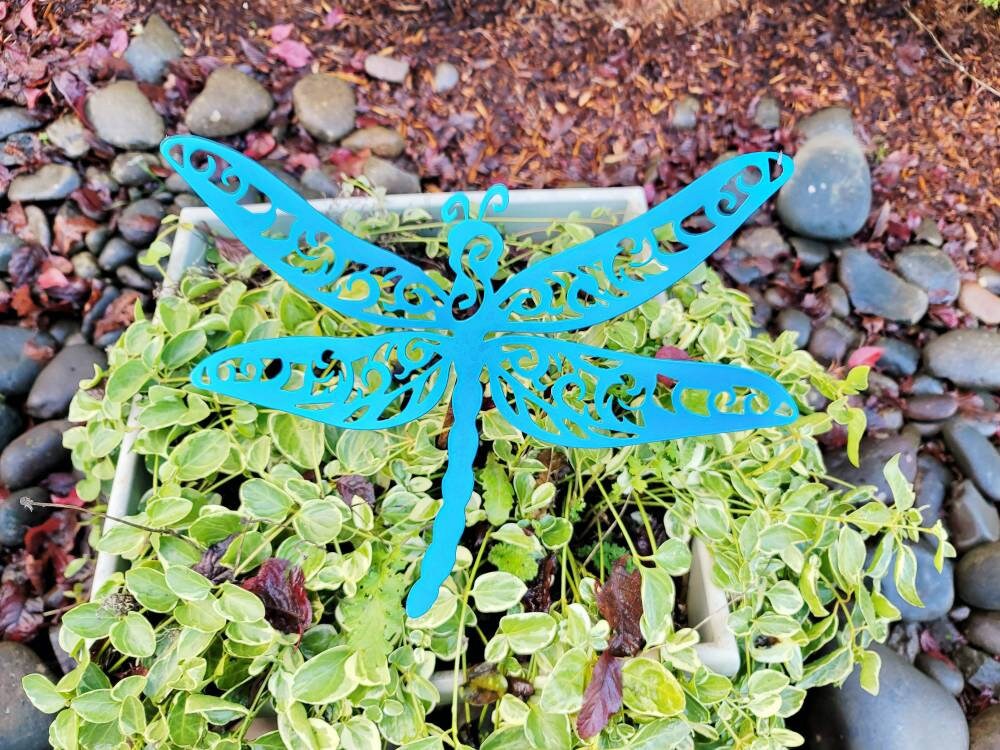 Dragonfly Garden stake