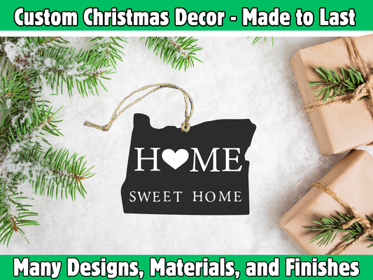 Oregon "Home Sweet Home" Ornament