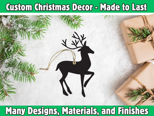 Prancing Reindeer Ornament