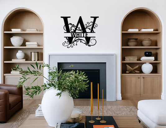 Custom Family Name Metal Sign