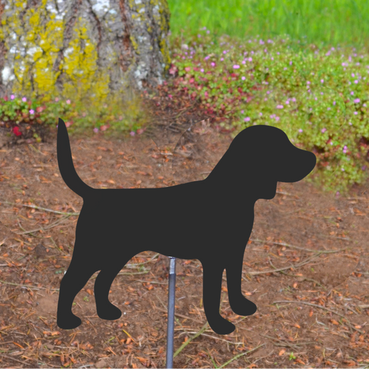 Solid Beagle Metal Sign