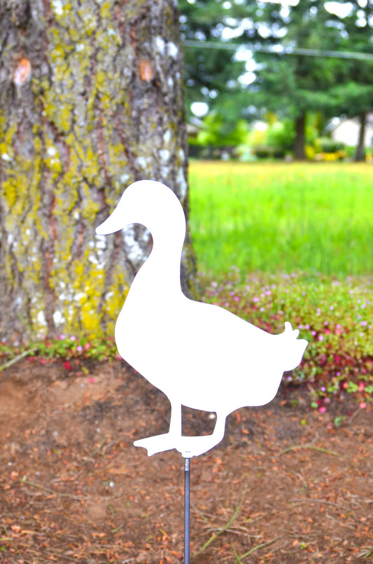 Solid Duck Metal Sign