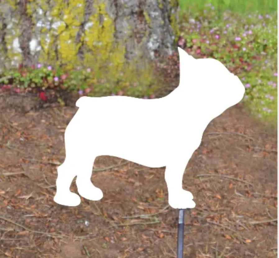 Solid French Bulldog Metal Sign