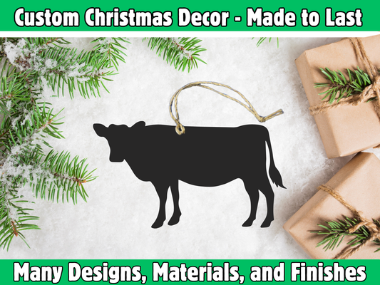 Solid Cow Ornament