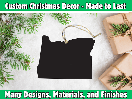 Oregon State Cutout Ornament