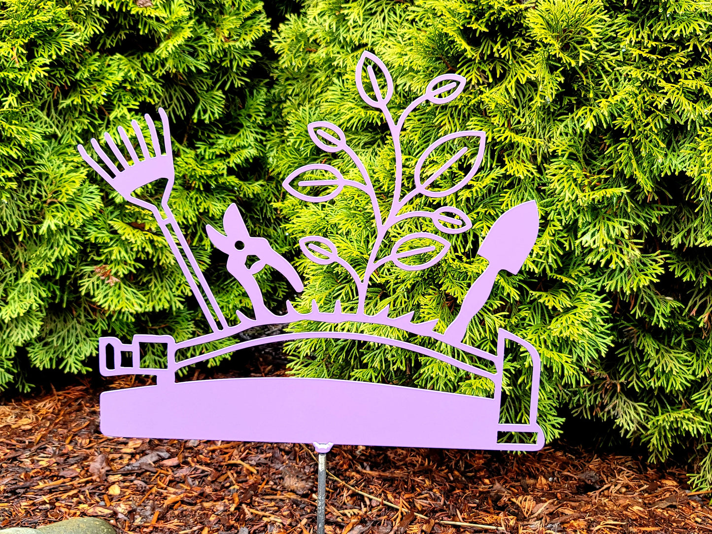 Floral Gardening Sprinkler and Tools Garden Stake